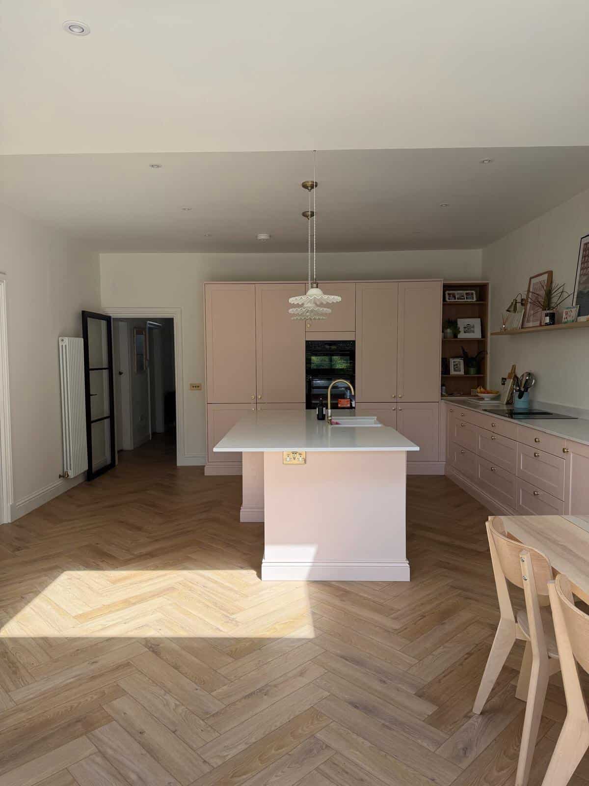 Contractor reviewing plans for property refurbishment